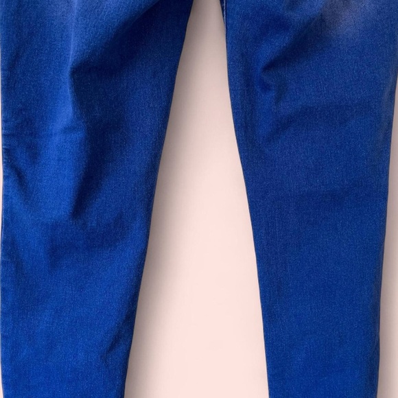 Juniors Large Women’s Medium Lei Blue Denim Pull On Dorm Skinny Jegging Jeans - Picture 7 of 8